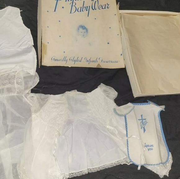 Vintage Phyllis Babywear 5pc. Christening Dress - Picture 2 of 8
